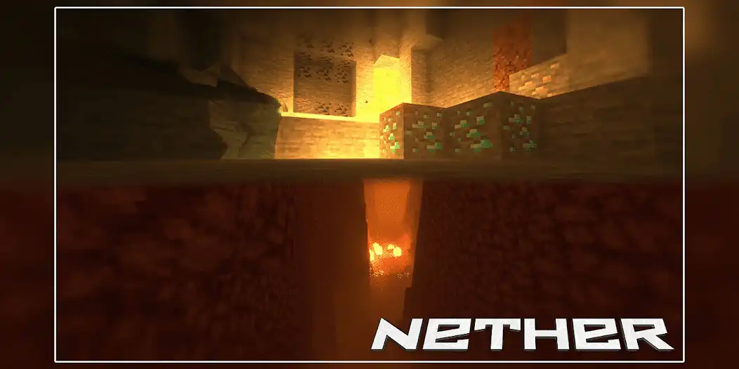 Play Nether Mod [Netherite Update] pour Minecraft PE as an online game Nether Mod [Netherite Update] pour Minecraft PE with UptoPlay